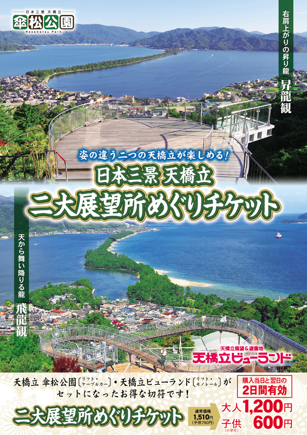二大展望所めぐりチラシ